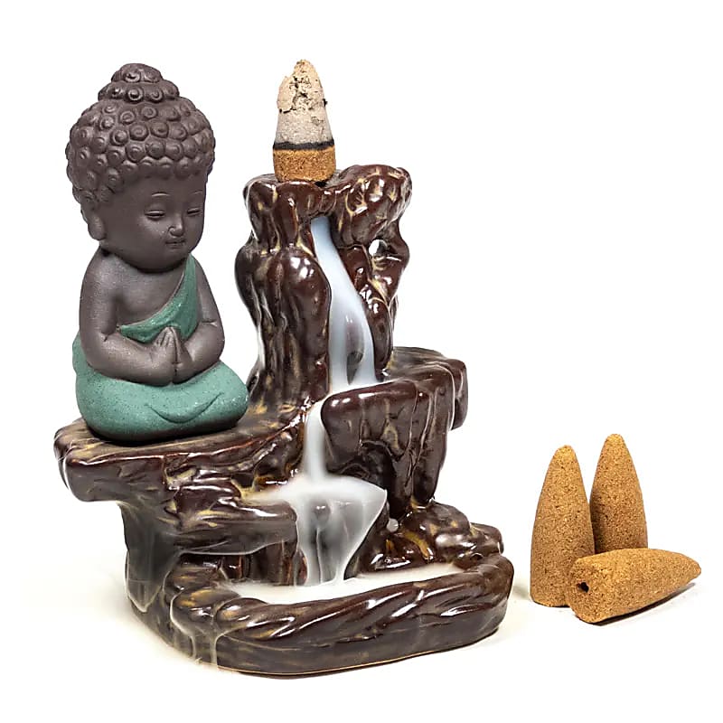 Backflow Incense Burner - Little Buddha
