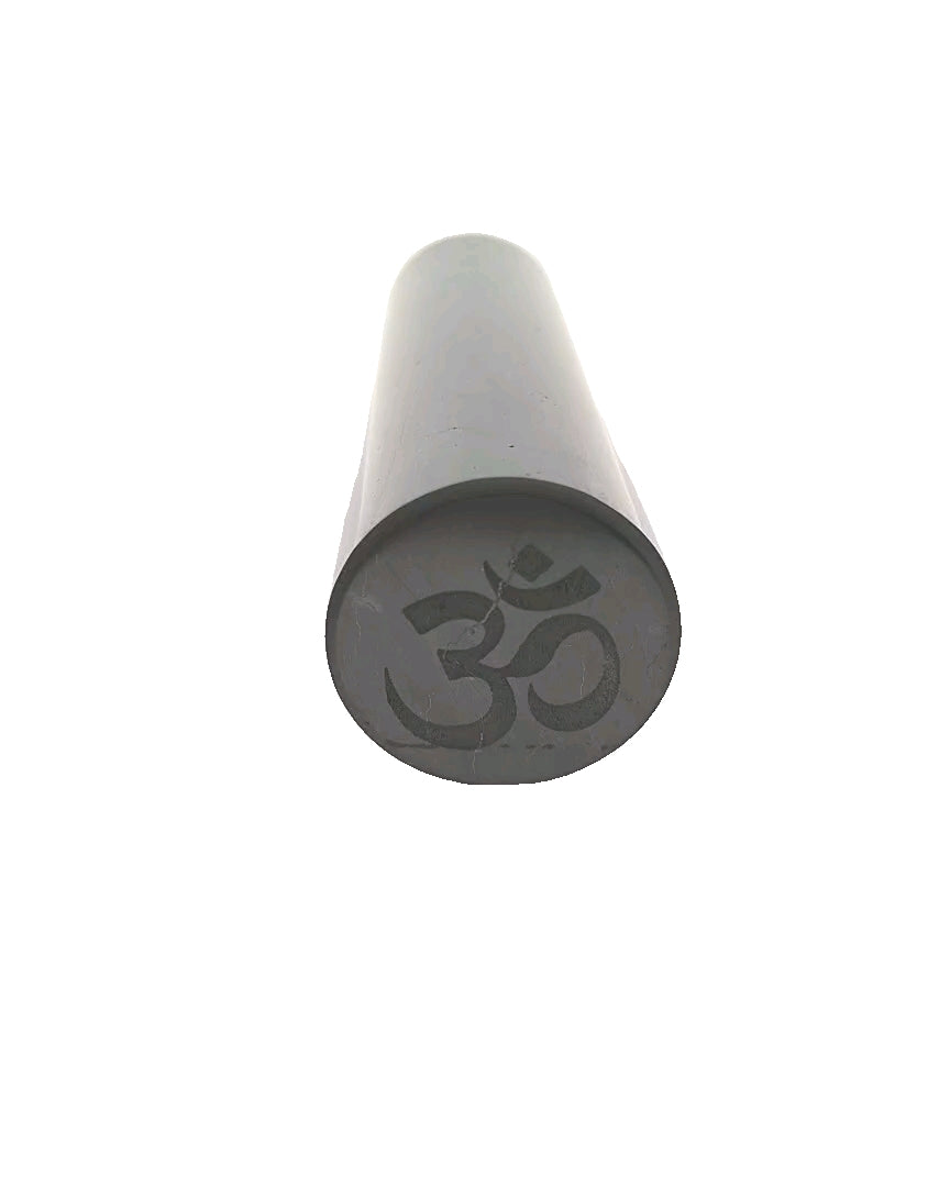 Shungite Pillar Om / Yin Yang
