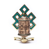 Prayer Wheel - Endless knot + OMPMH mantra