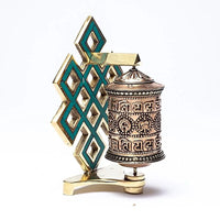 Prayer Wheel - Endless knot + OMPMH mantra