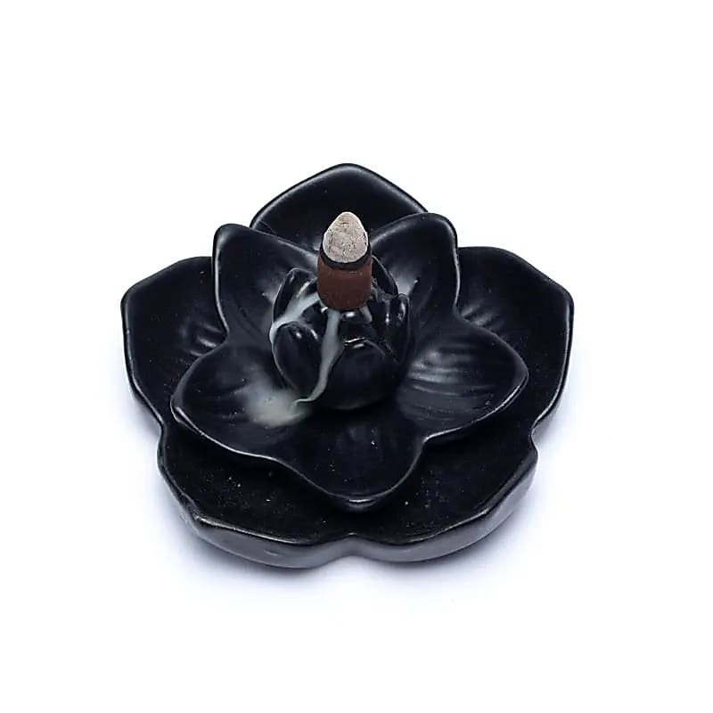 Backflow Incense Burner - Lotus Flower