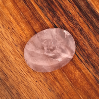 Rose Quartz Worry Stone - One Piece