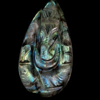 Labradorite Ganesh Carving