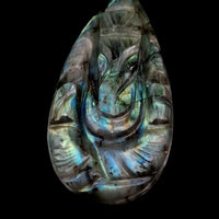 Labradorite Ganesh Carving