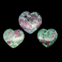 Ruby In Fuchsite Heart - One Piece