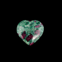 Ruby In Fuchsite Heart - One Piece