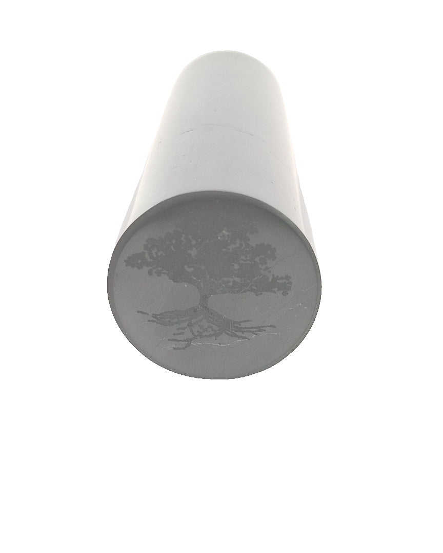 Shungite Pillar, Tree of Life/Flower of Life