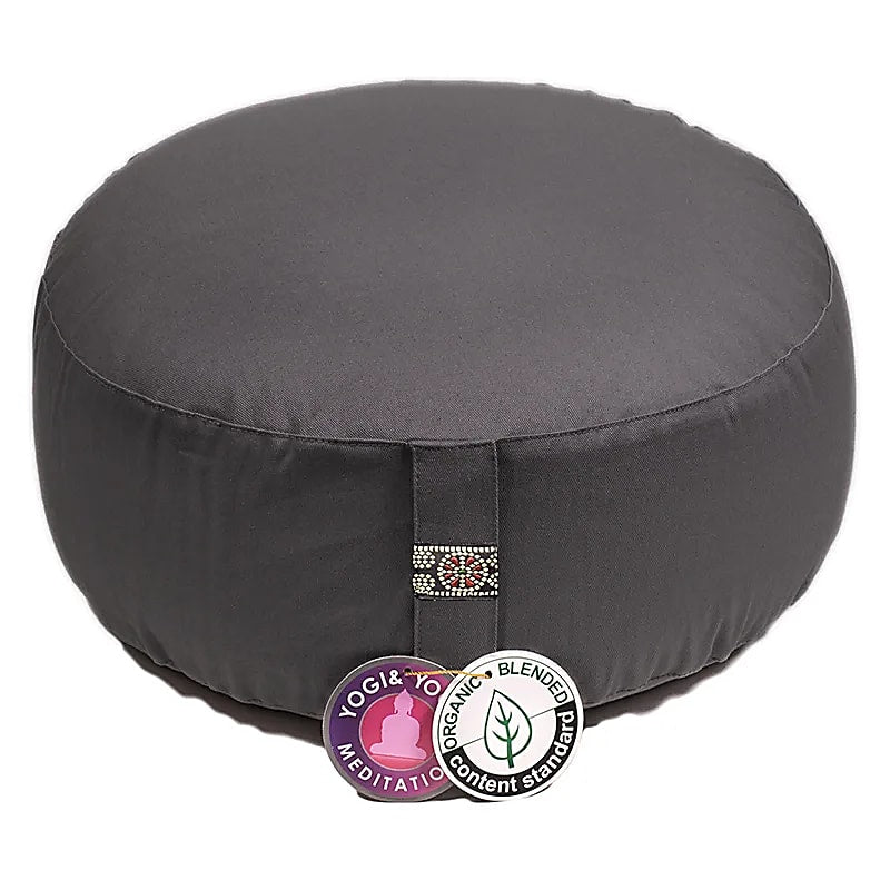 Meditation Cushion - Anthracite - Organic Cotton