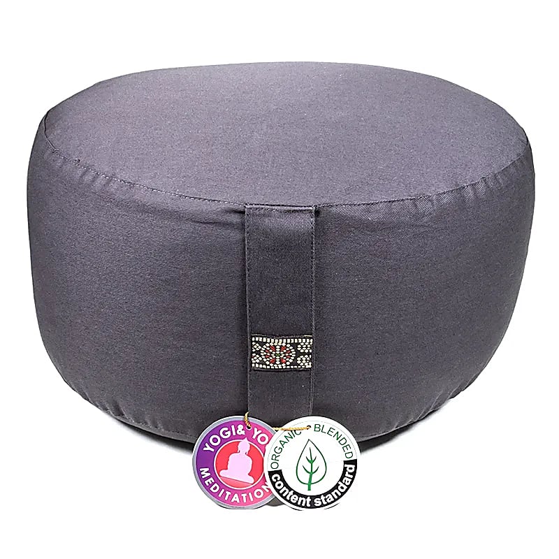 Meditation Cushion - Anthracite XL  - Organic Cotton