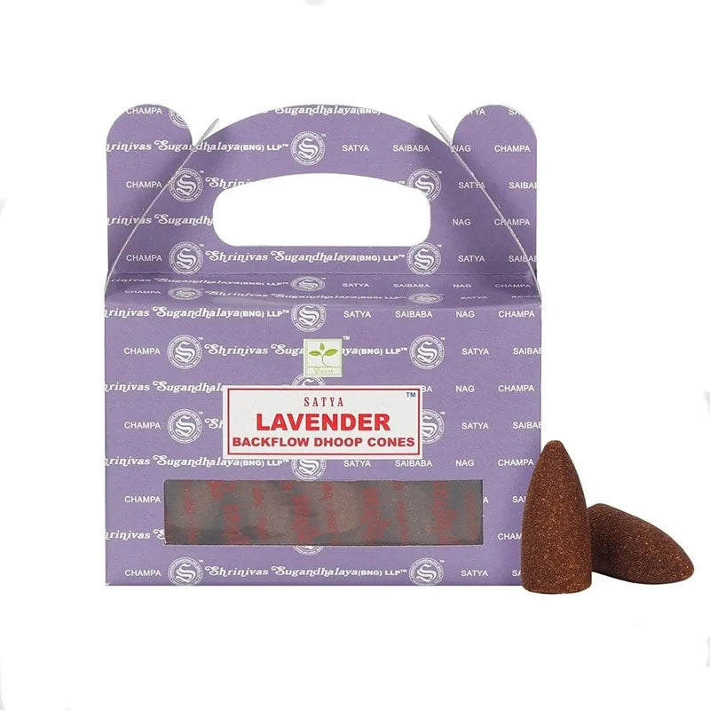Backflow Incense Cones - Lavender - 75g