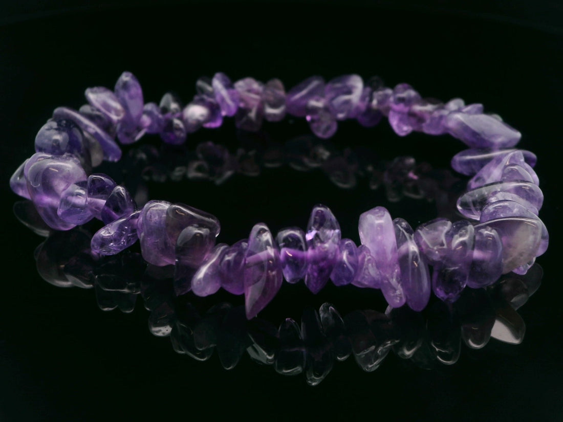 Amethyst Chip Bracelet