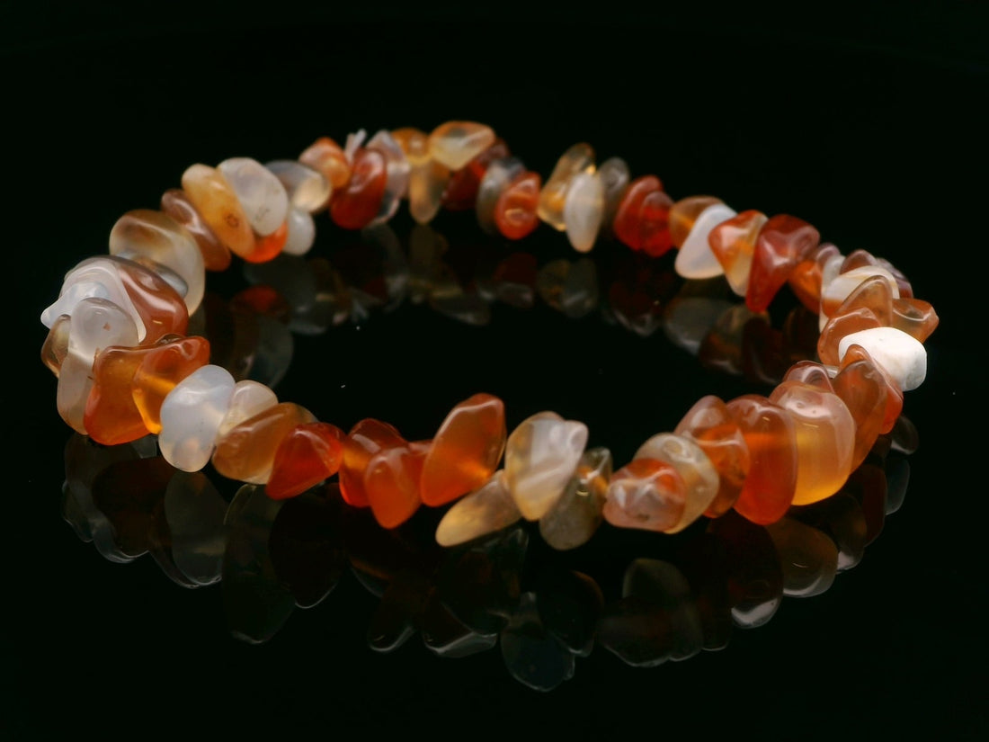 Carnelian Chip Bracelet