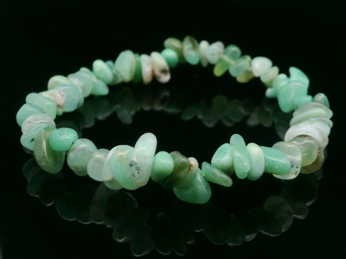 Chrysoprase Chip Bracelet