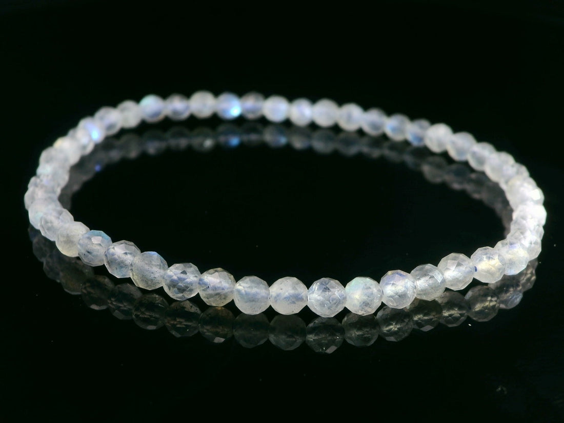 Labradorite 4mm Faceted Bracelet