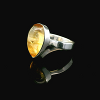 Citrine, Sterling Silver Ring