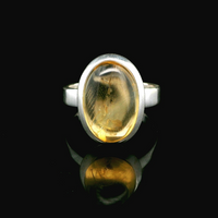 Citrine, Sterling Silver Ring
