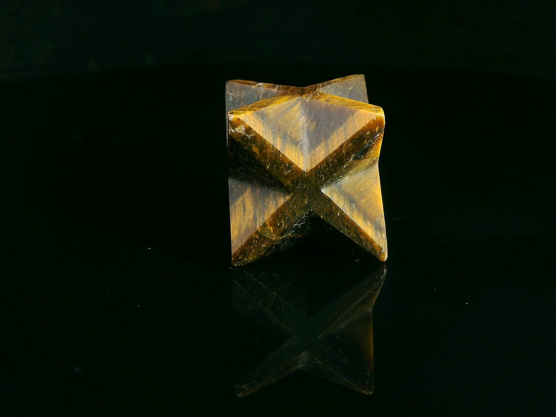 Tiger Eye Merkaba