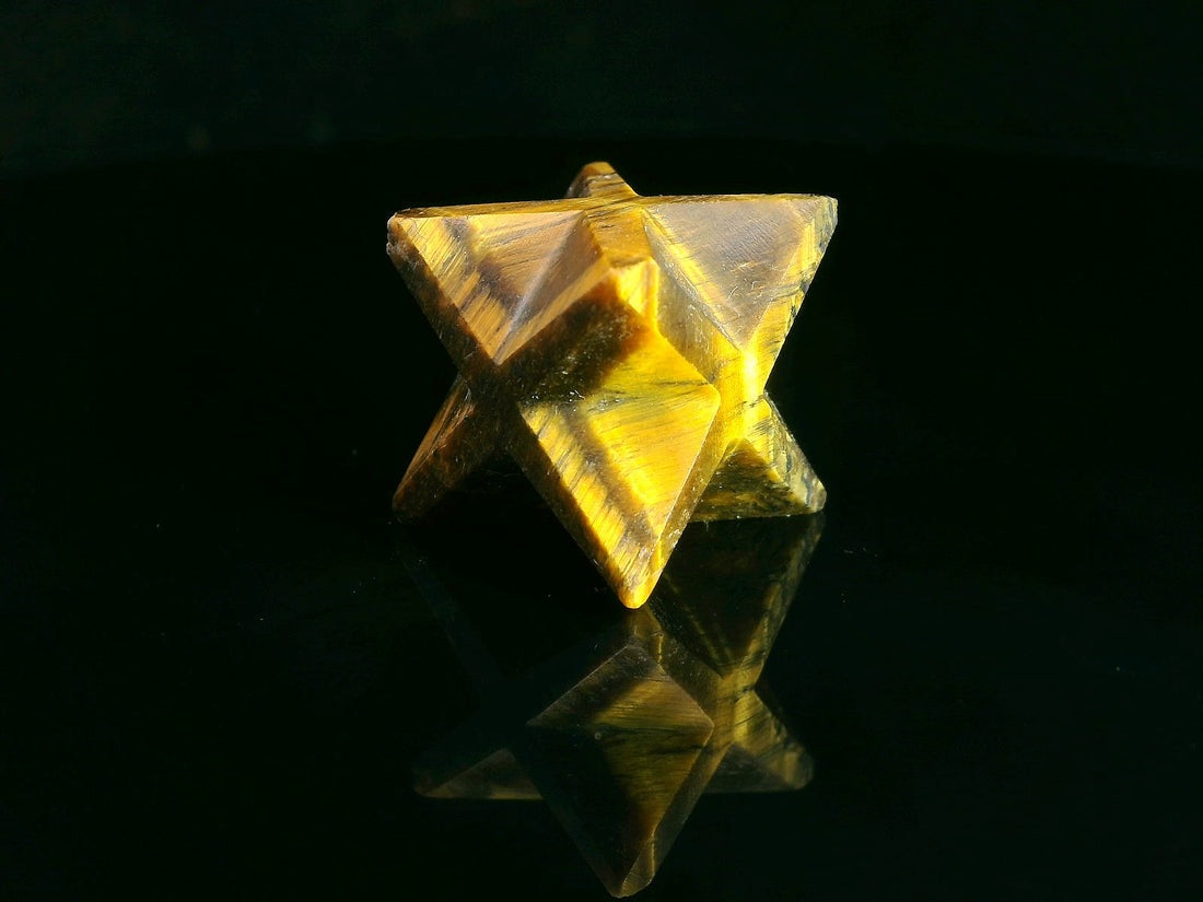 Tiger Eye Merkaba