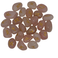 Rose Quartz Rune Oracle Set