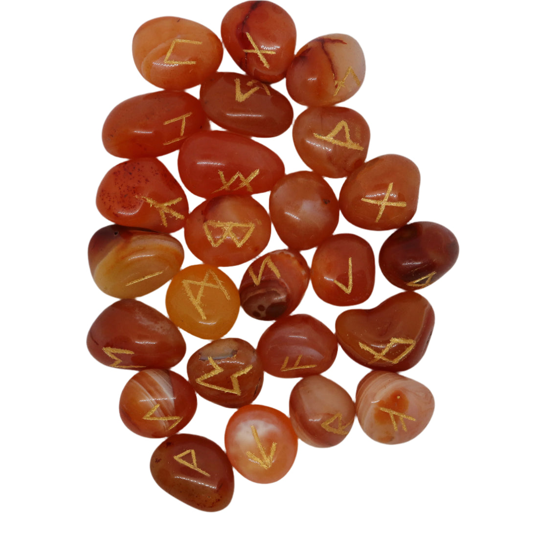 Carnelian Rune Oracle Set