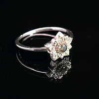 Labradorite, Faceted Sterling Silver Ring