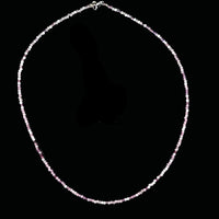 Lepidolite 2mm Faceted Necklace