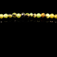 Jade, Canadian 2mm Faceted Necklace