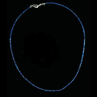 Kyanite, Blue 2mm Faceted Necklace