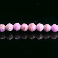 Phosphosiderite 3mm - Silver Plated