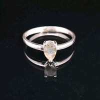 Labradorite, Faceted Sterling Silver Ring