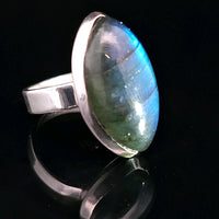 Labradorite, Sterling Silver Ring