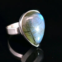 Labradorite, Sterling Silver Ring