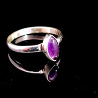 Amethyst Sterling Silver Ring