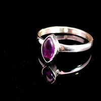 Amethyst Sterling Silver Ring