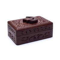 Tarot box - Star & Moon woodcarving