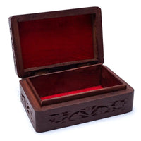 Tarot box - Star & Moon woodcarving