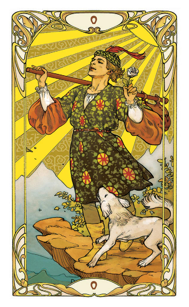 Golden Art Nouveau Tarot - Mini