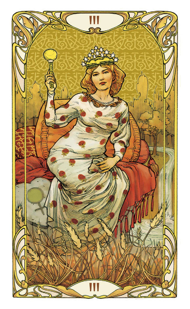 Golden Art Nouveau Tarot - Mini