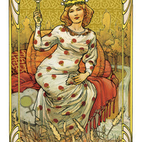 Golden Art Nouveau Tarot - Mini