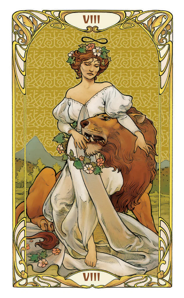 Golden Art Nouveau Tarot - Mini