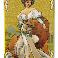 Golden Art Nouveau Tarot - Mini