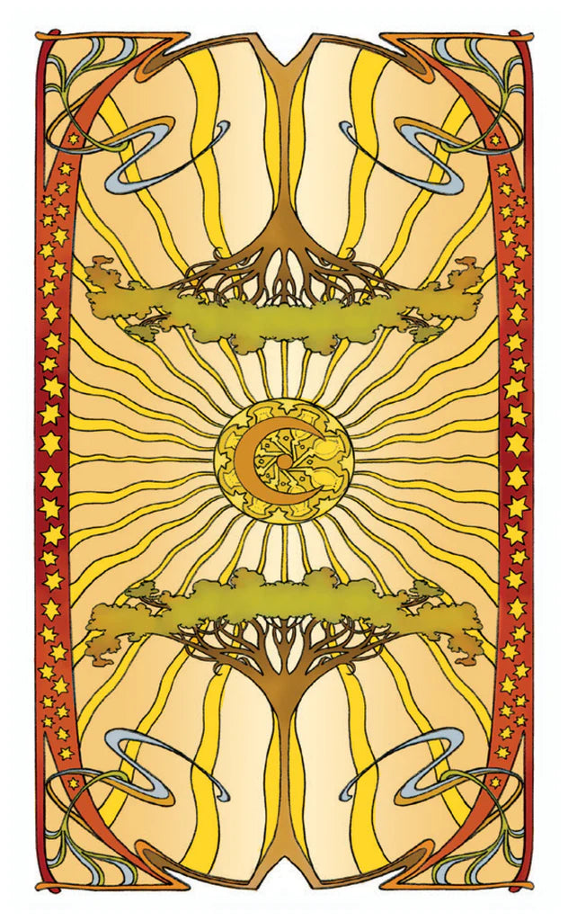 Golden Art Nouveau Tarot - Mini