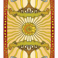 Golden Art Nouveau Tarot - Mini
