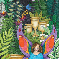 Tarot Of A Moon Garden Borderless Deck & Book Set