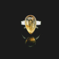 Citrine, Sterling Silver Ring
