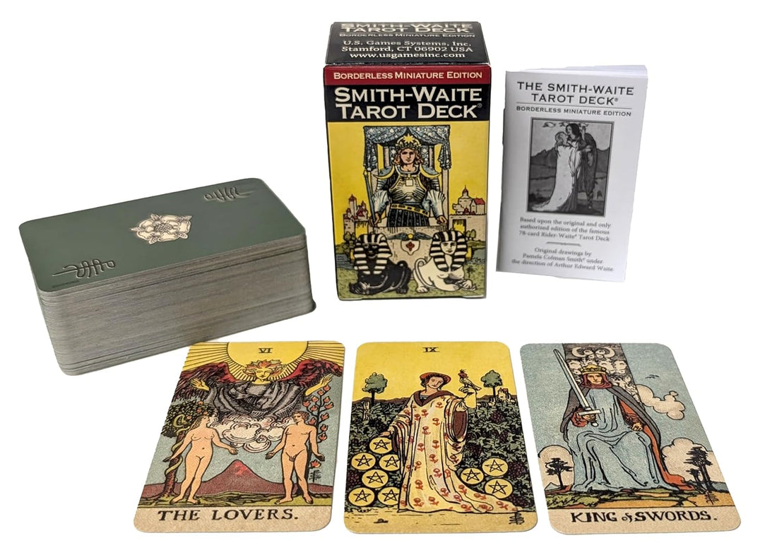 Smith-Waite Tarot Deck Borderless Miniature Edition