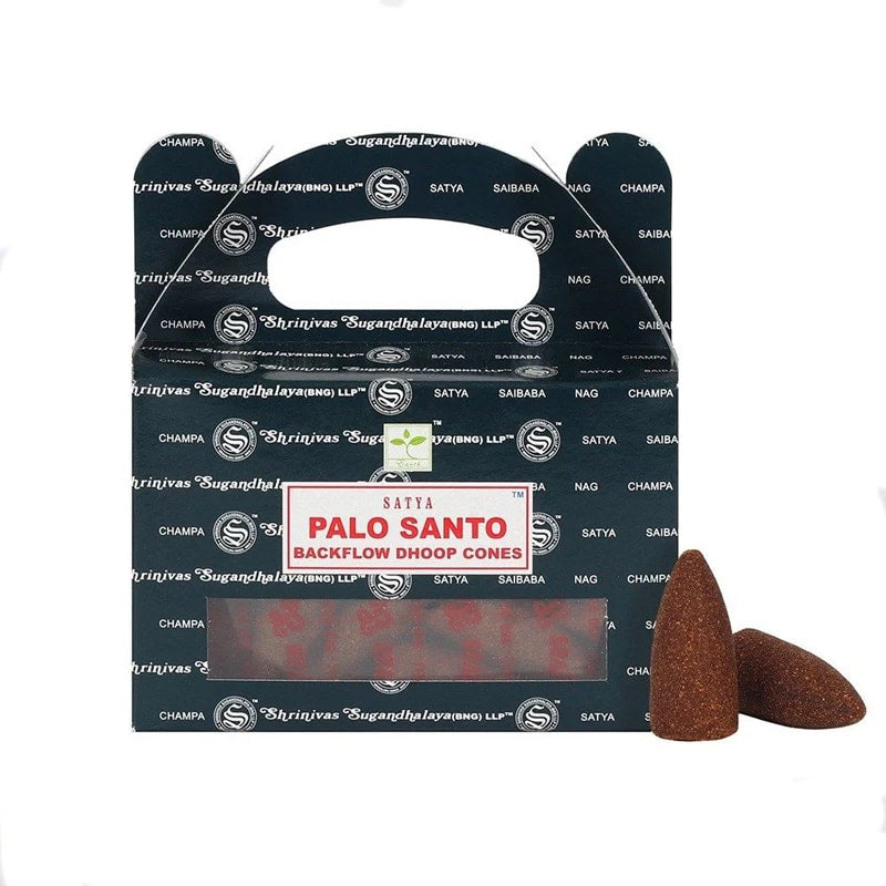Backflow Incense Cones - Palo Santo -75g