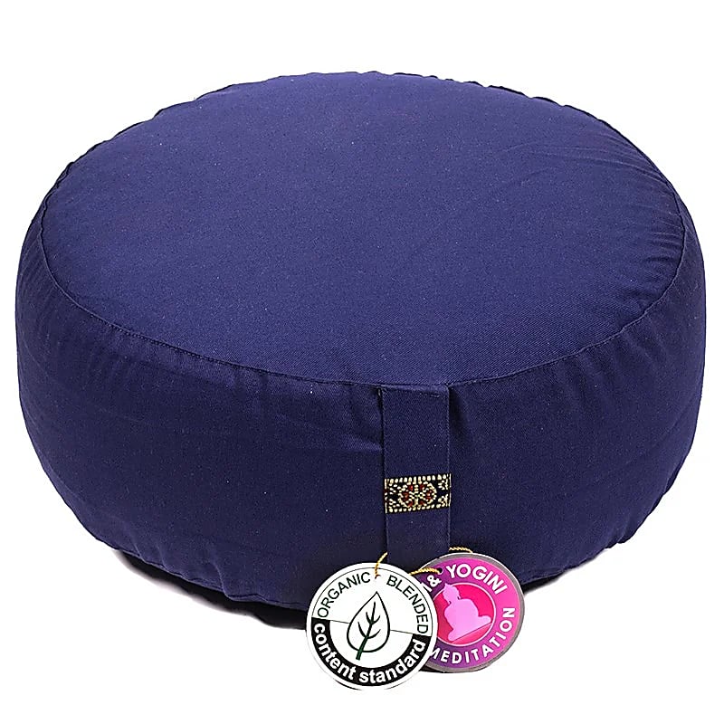 Meditation Cushion - Indigo Organic Cotton