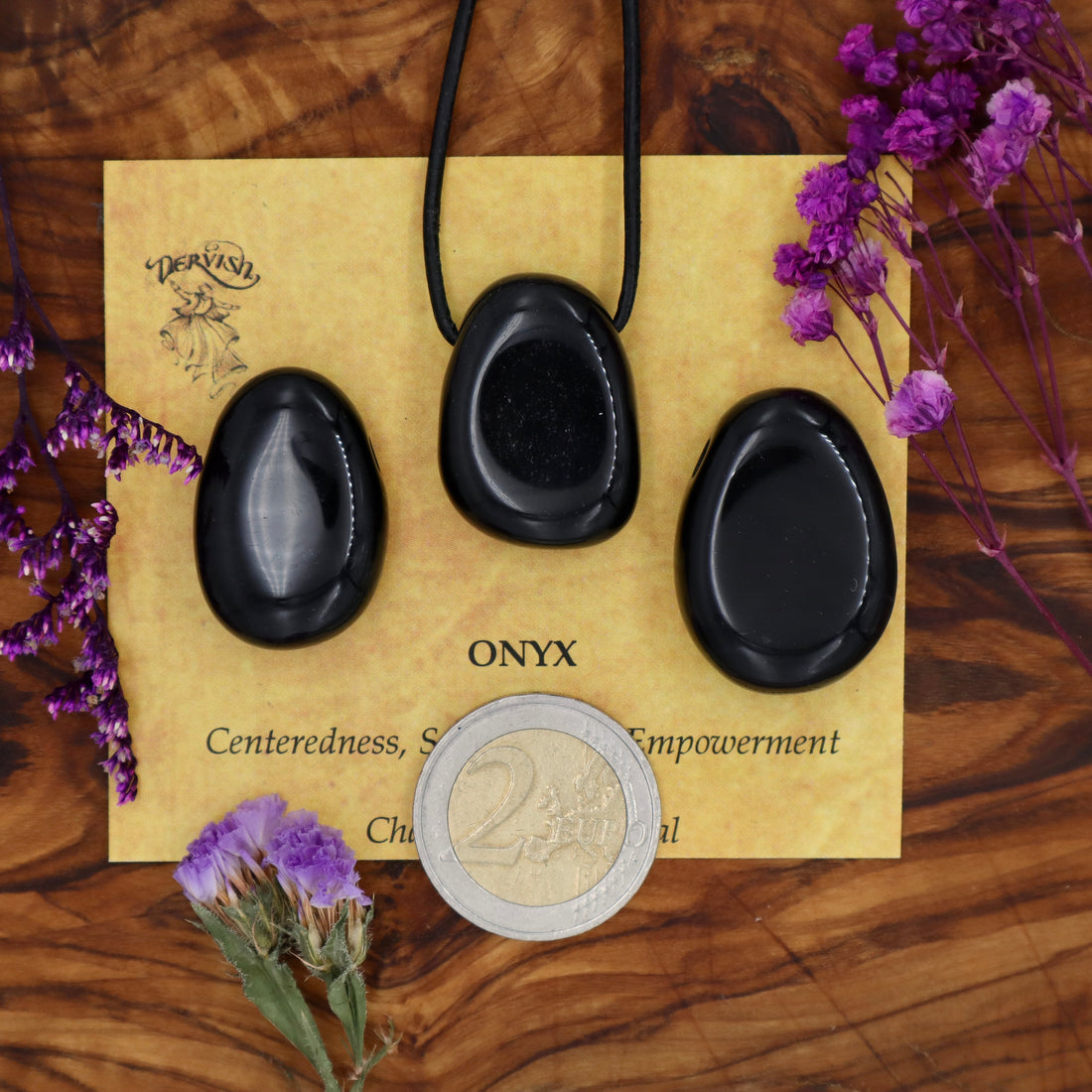 Onyx Tumblestone Pendant