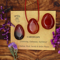 Carnelian Tumblestone Pendant